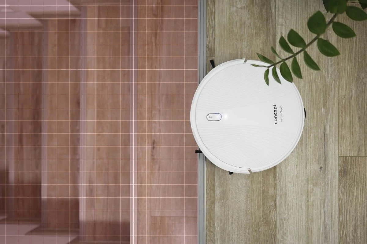 Robot fshesë Concept VR3350, smart, me mop, i bardhë