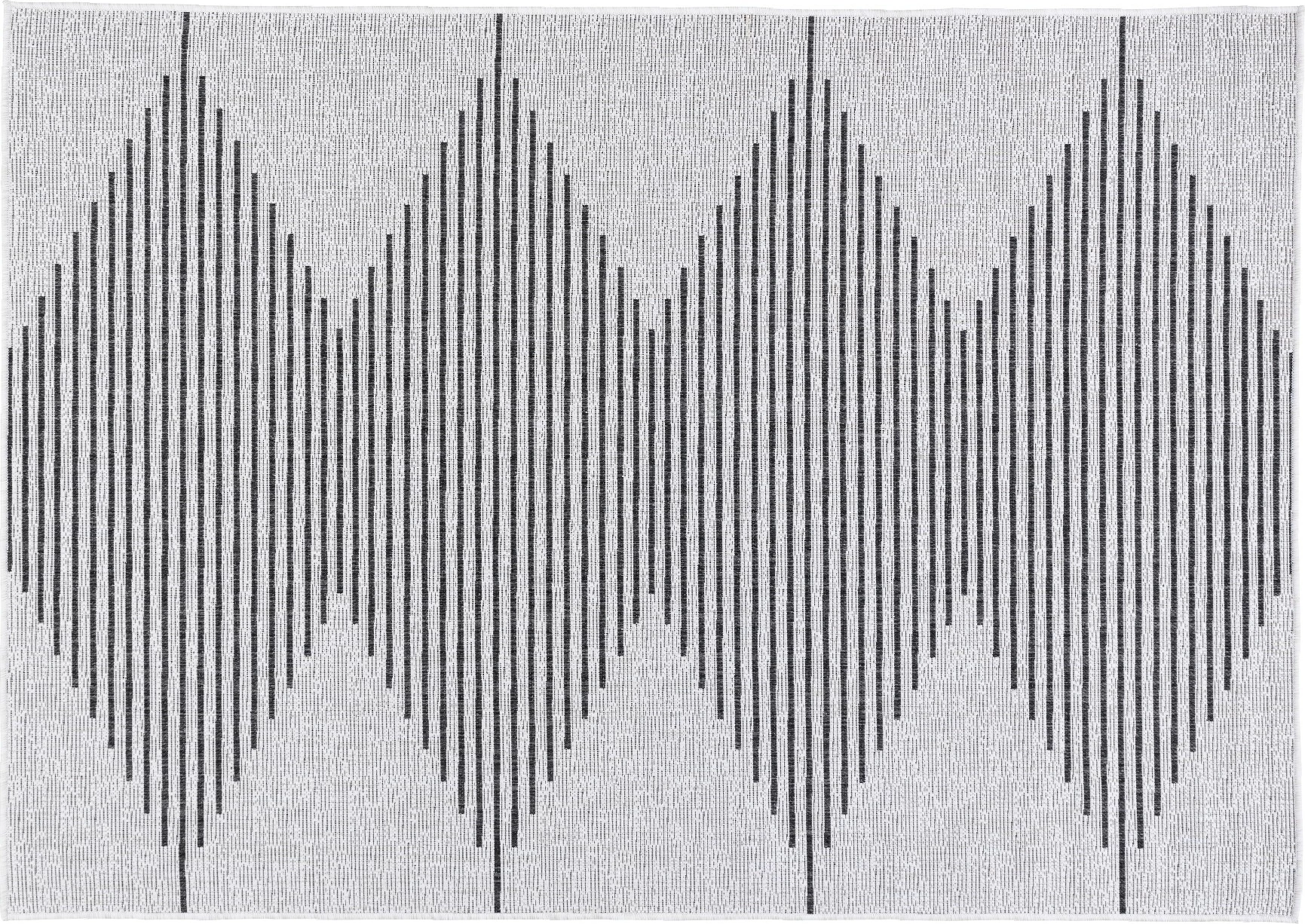 Qilim Conceptum Hypnose, 50x80cm, ngjyrë e zezë dhe e bardhë