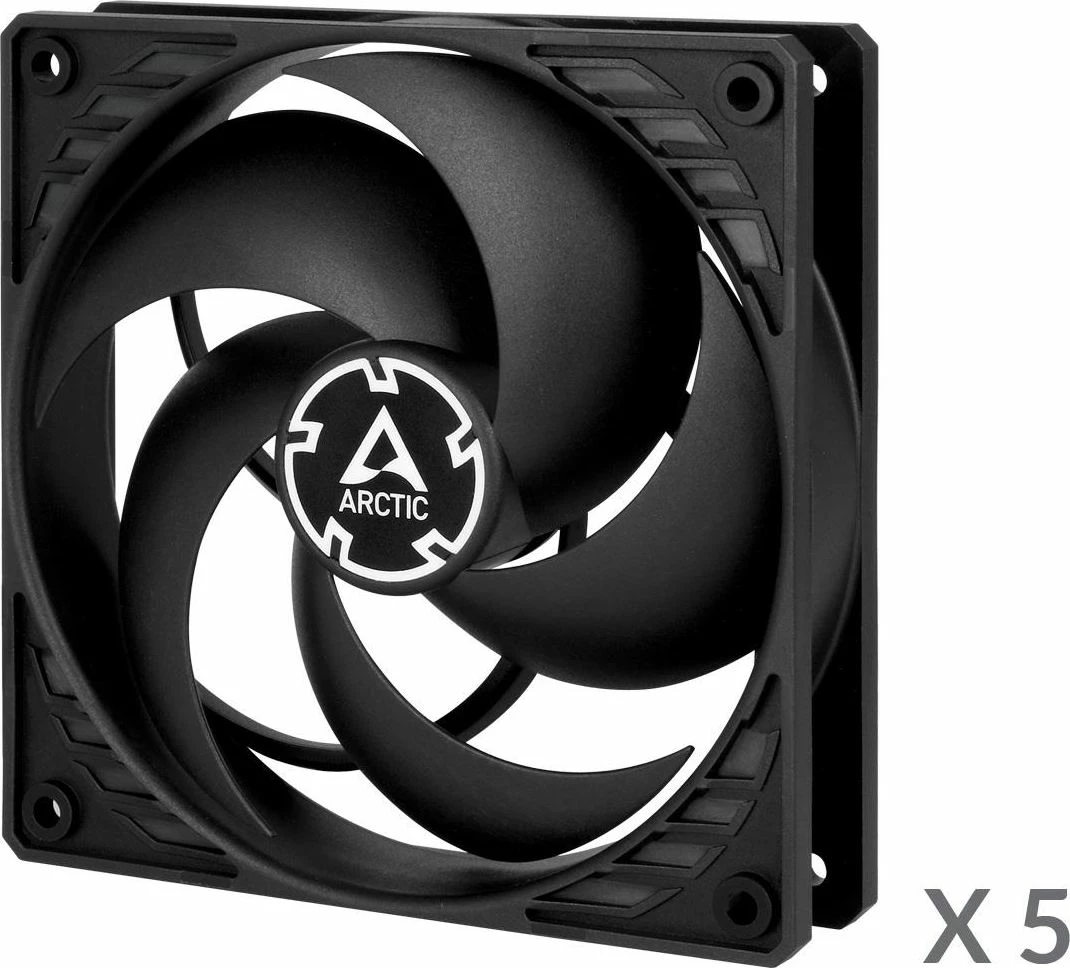 Ventilator kasë PC Arctic P12 ACFAN00135A 120mm 3-pin 1800rpm 5-pack i zi