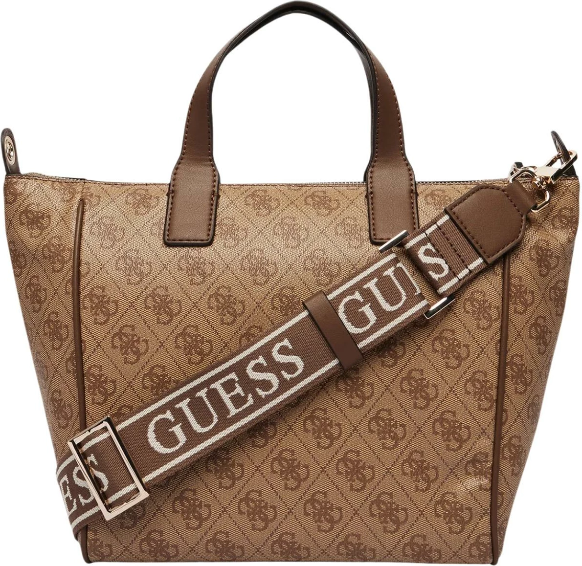 Çantë tote për femra Guess Follie Small Tote TWLB96 76019, latte