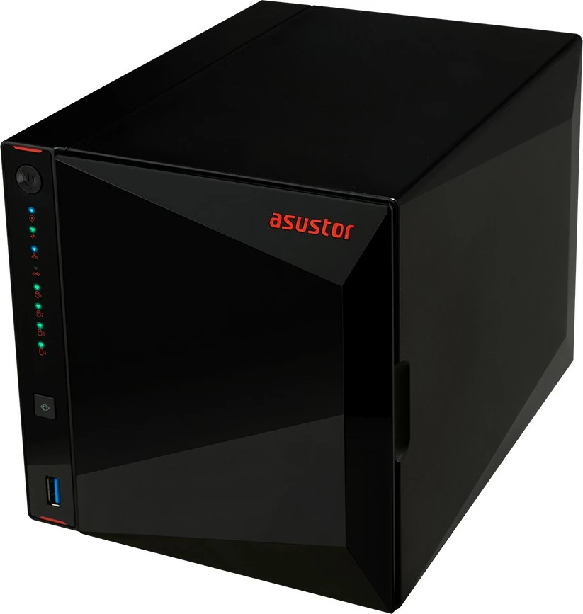 NAS Asustor Nimbustor 4 AS5304T, Intel Celeron J4105, 4 GB DDR4, e zezë
