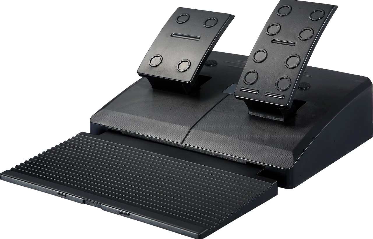 Timoni racing MAXX TECH PR279, rrotullim 270°/900°, kompatibil me PC/PS4/Xbox/Nintendo Switch, me set 2 pedale, i zi/argjendtë