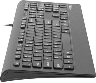 Tastierë Natec BARRACUDA, USB, 104 taste, e zezë
