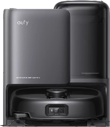 Fshesë robotike me lavazh Anker Eufy Omni E25 T2353G11, 20000 Pa, stacion vetë-zbrazës e vetë-pastrues