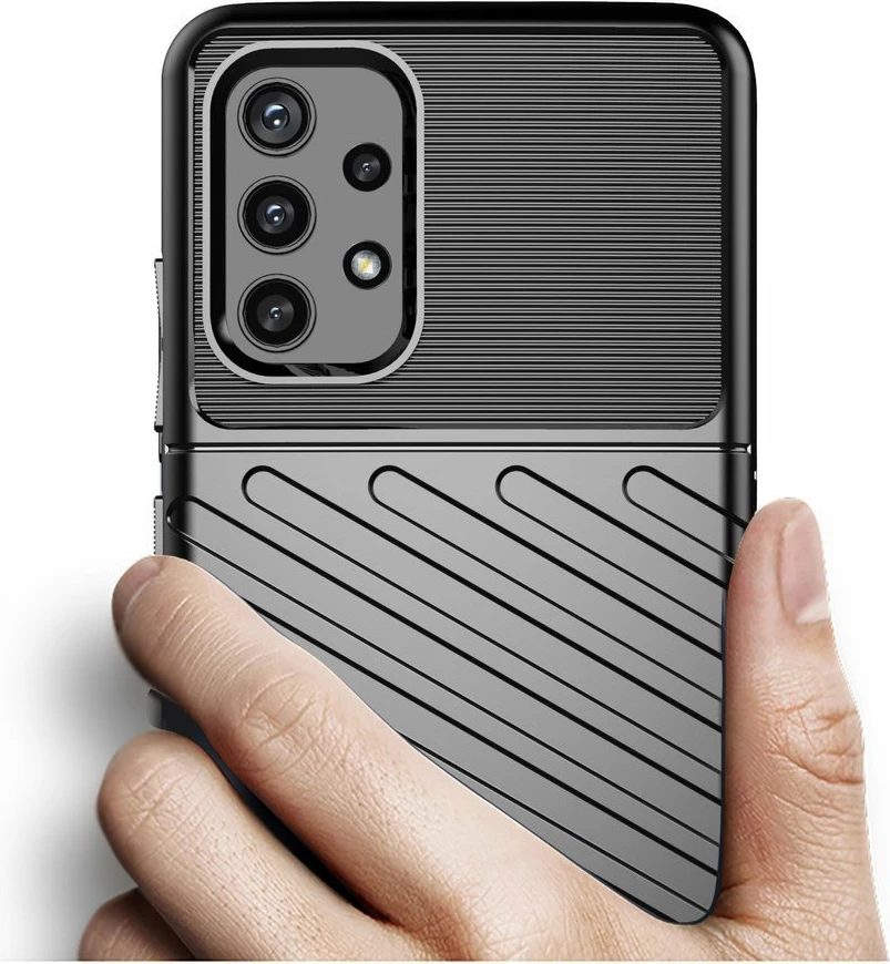 Mbështjellës Hurtel Thunder Case për Samsung Galaxy A72 4G, TPU, Blu