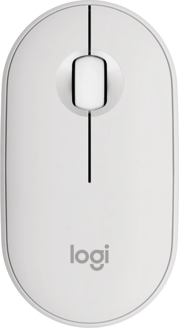 Maus Logitech Pebble 2 M350s, 4000 DPI, RF Wireless + Bluetooth, Bardhë