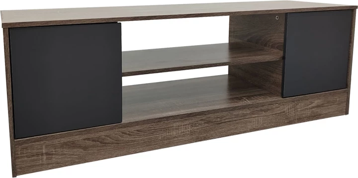 Komodë TV Sasa, ngjyrë lis-antracit, 120x35x41.5cm