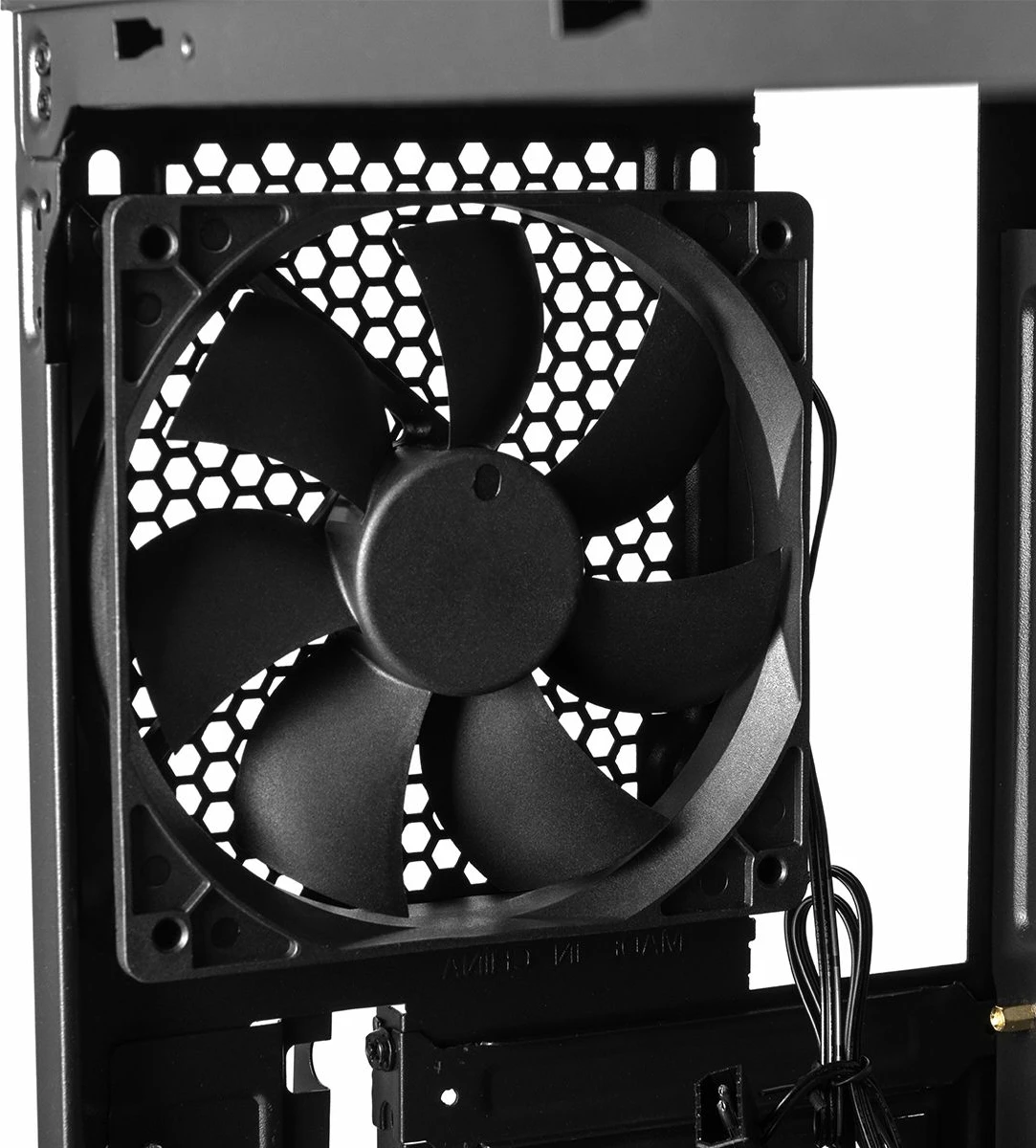 Kasë Modecom Oberon Pro Silent AT-OBERON-PS-10-000000-0002 Midi Tower ATX me izolim zëri, pa furnizues rryme, pa dritare, e zezë