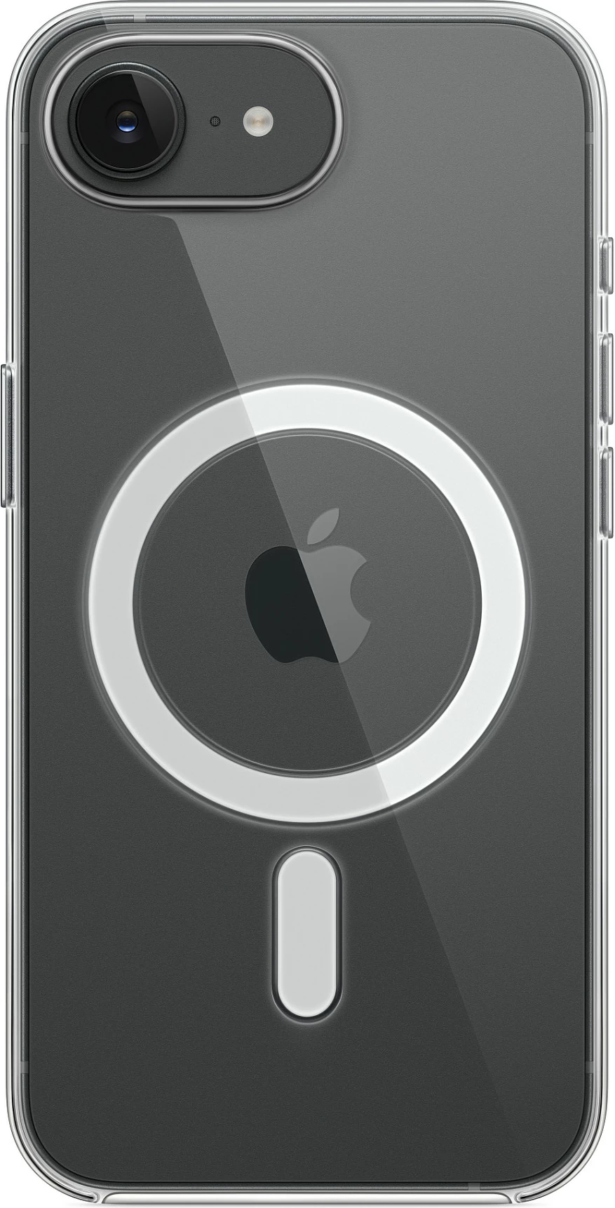 Mbështjellës Apple Clear Case me MagSafe për iPhone 17e, 6.1", transparent 3