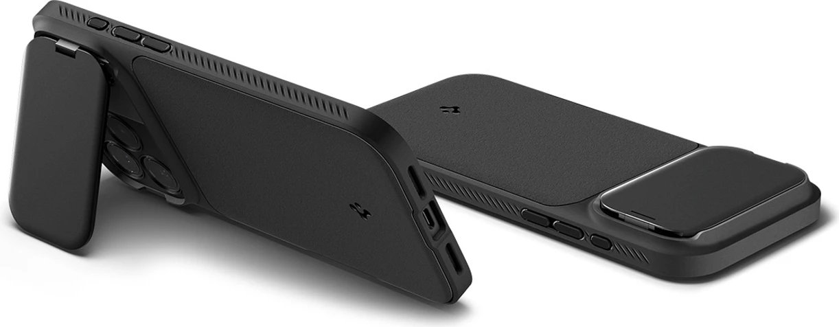 Mbështjellës Spigen Optik Armor MagSafe për iPhone 17 Pro / iPhone 17 Pro Max, i zi, 1 copë