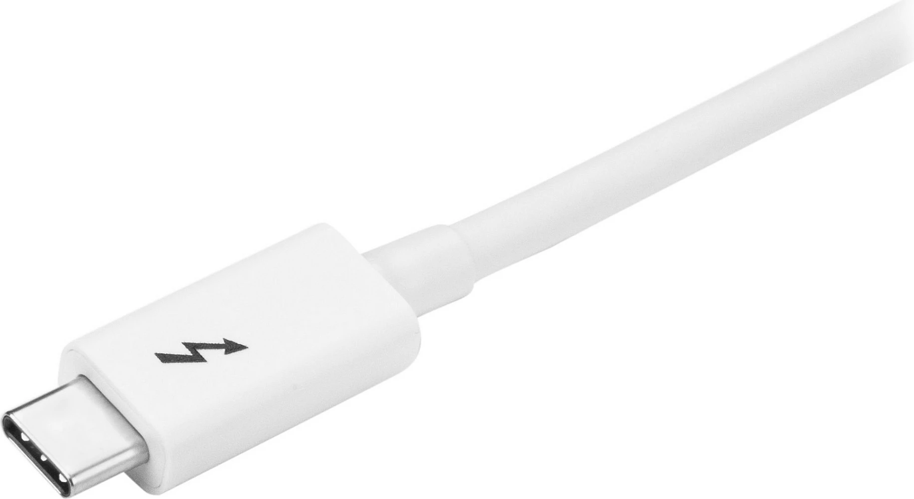 Kabllo Thunderbolt 3 StarTech TBLT3MM2MW, USB-C në USB-C, 2m, 20Gbps, 4K 60Hz, e bardhë