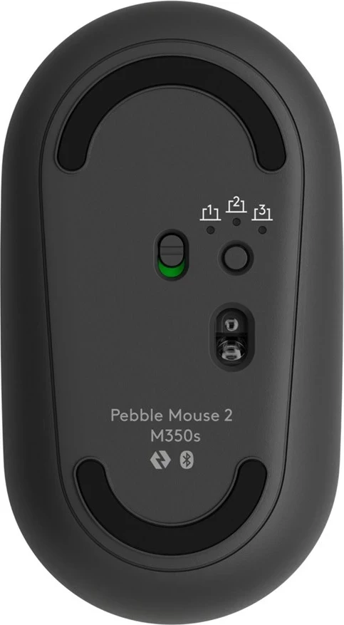 Maus Logitech 910-007015, pa kabllo, RF Wireless + Bluetooth, 4000 DPI, grafit