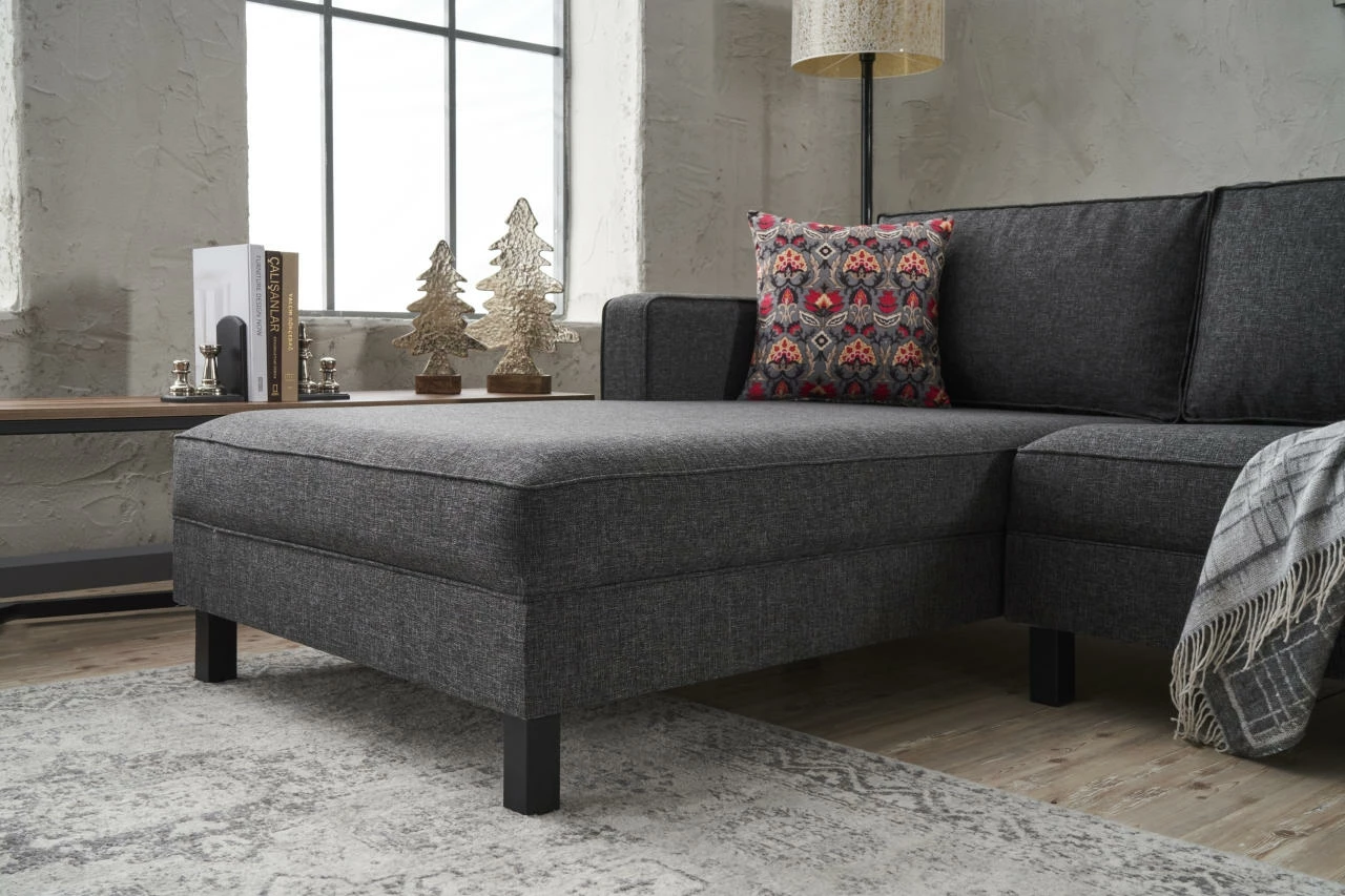 Këndare Atelier del Sofa, Kale Linen, kënd i majtë, anthracite