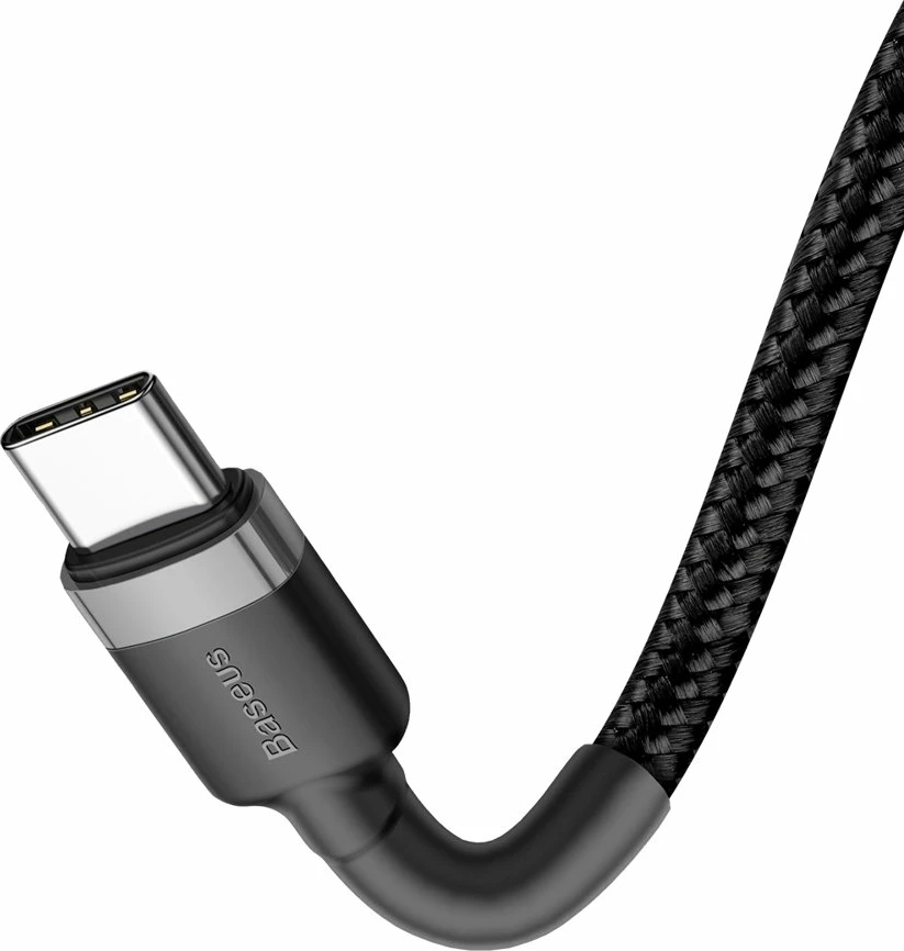 Kabllo USB-C në USB-C Baseus CATKLF-GG1, 1m, 60W, E zezë/Gri