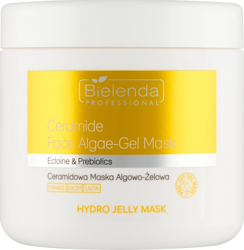 Maskë fytyre hidro xheli Bielenda Professional Ceramide Gel-Algae për femra, 190g