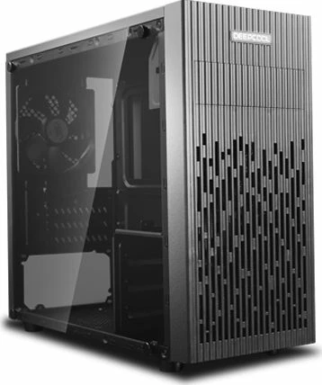 Kasë Deepcool Matrexx 30 (DP-MATX-MATREXX30), mini tower mATX/ITX, dritare xhami të kalitur, pa furnizim rryme, e zezë