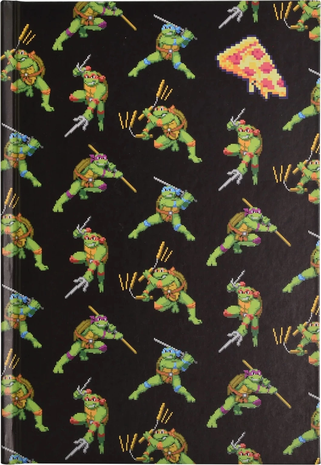 Fletore premium Blue Sky TMNT A5 120 faqe e vijëzuar, 80 g/m², kapak i fortë, e zezë
