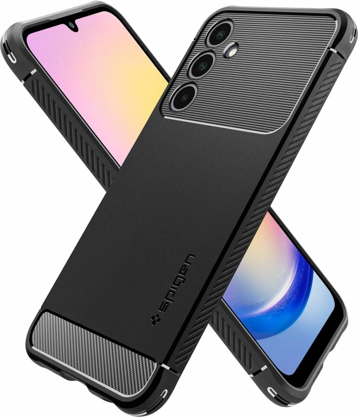 Mbështjellës Spigen Rugged Armor për Samsung Galaxy A25/A25 5G, Matte Black