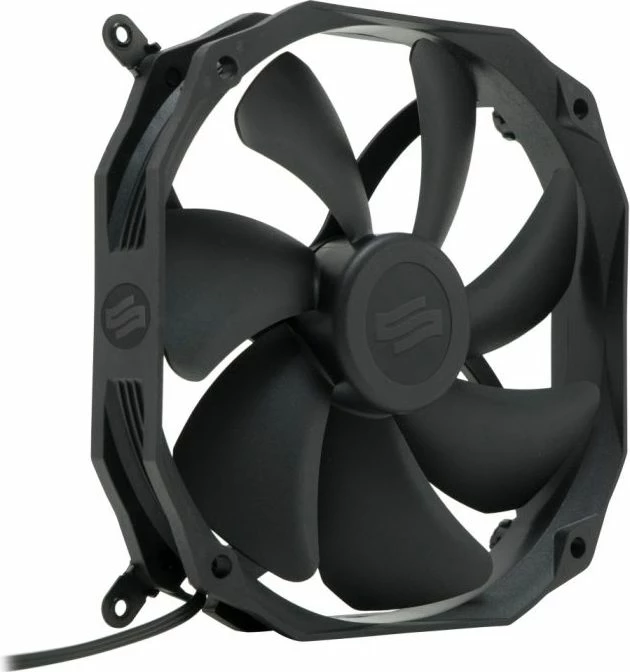 Ventilator kasë PC SilentiumPC Sigma Pro 140 PWM SPC137 140 mm i zi
