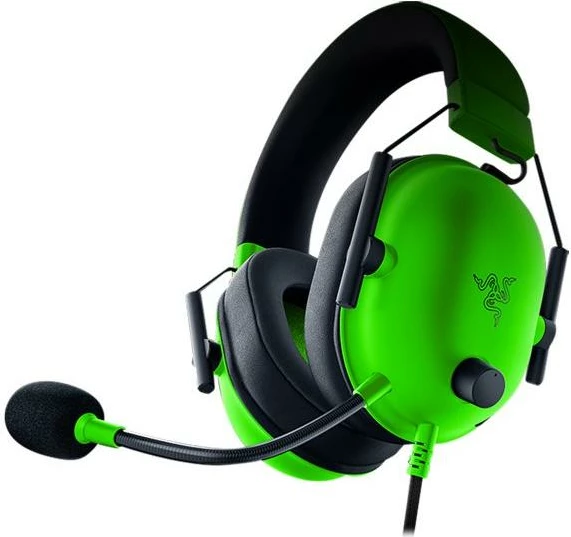 Kufje gaming, Razer, BlackShark V2 X (RZ04-03240600-R3M1), drivera 50 mm, 7.1 surround, mikrofon HyperClear, 3.5 mm, kabllo 1.5 m, e gjelbër
