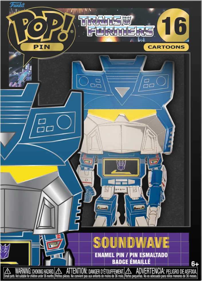 Pin smalti Funko POP Transformers Soundwave #16