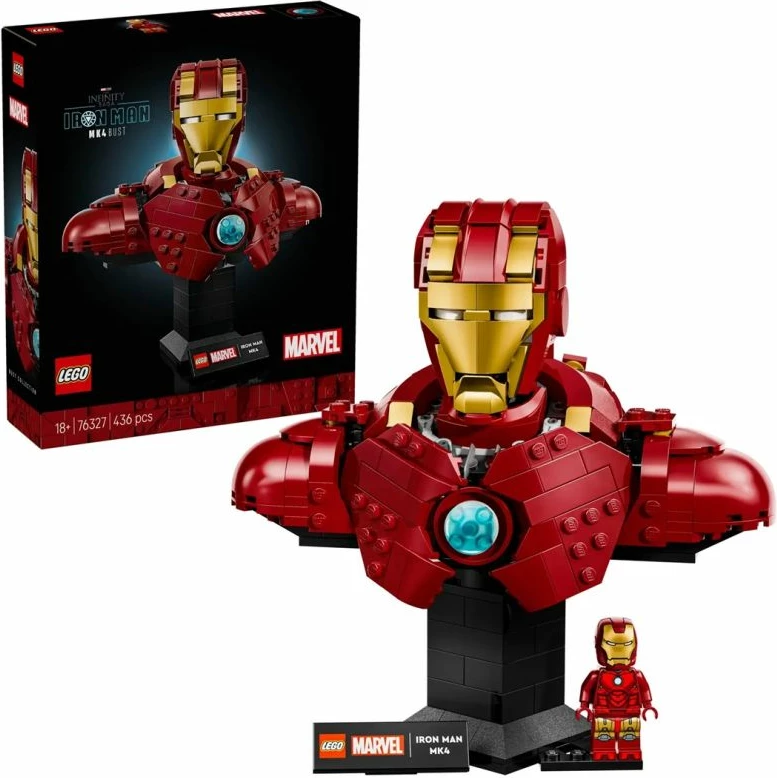 Set LEGO Marvel bust Iron Man