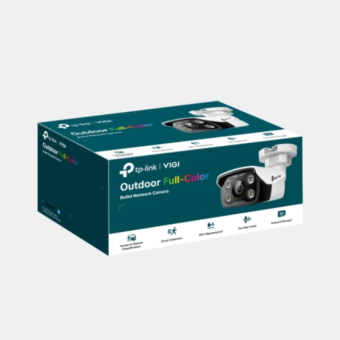 Kamerë rrjeti sigurie outdoor TP-LINK VIGI C340 (6mm) 4MP 2560×1440 Full-Color IP67 PoE H.265+, e bardhë