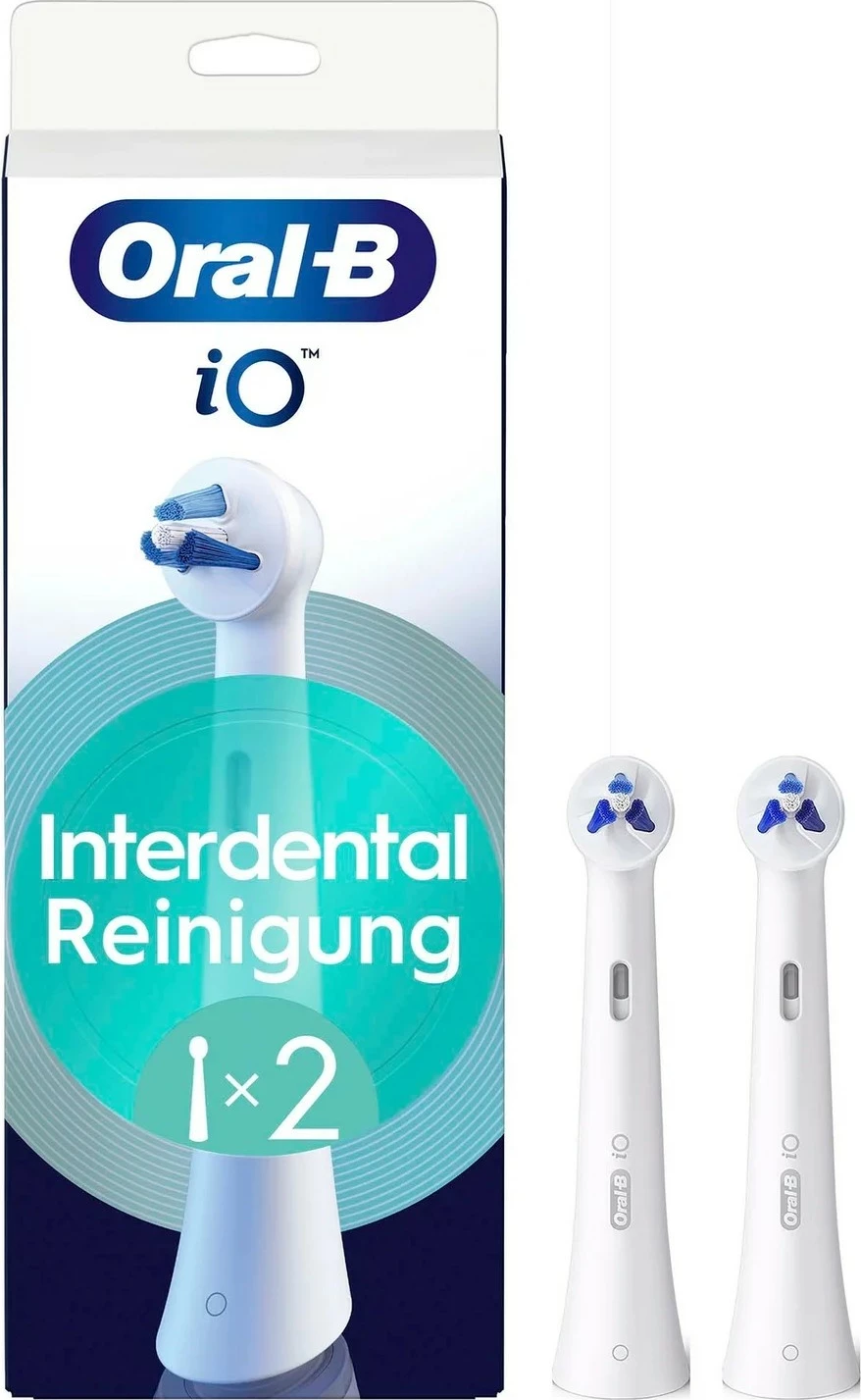 Koka zëvendësuese Oral-B iO Interdental, 2 copë, e bardhë