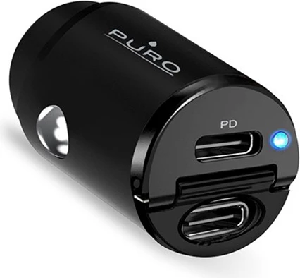 Karikues veture Puro Mini 30W, 2x USB-C, i zi