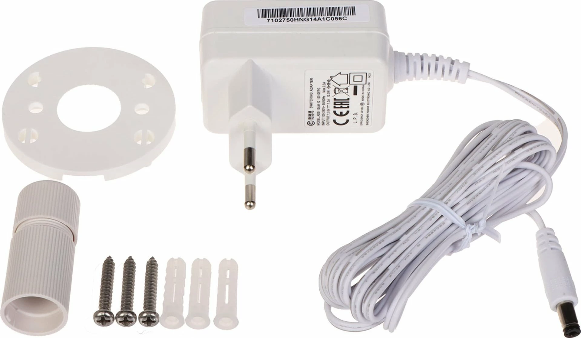 Kamerë IP Wi-Fi Dahua F4C-PV-0360B 4MP 3.6mm Smart Dual Light Active Deterrence, bardhë/zezë