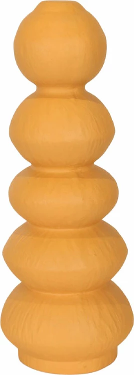 Vazo OSMO, ngjyrë e verdhë, 21.5x21.5x61cm