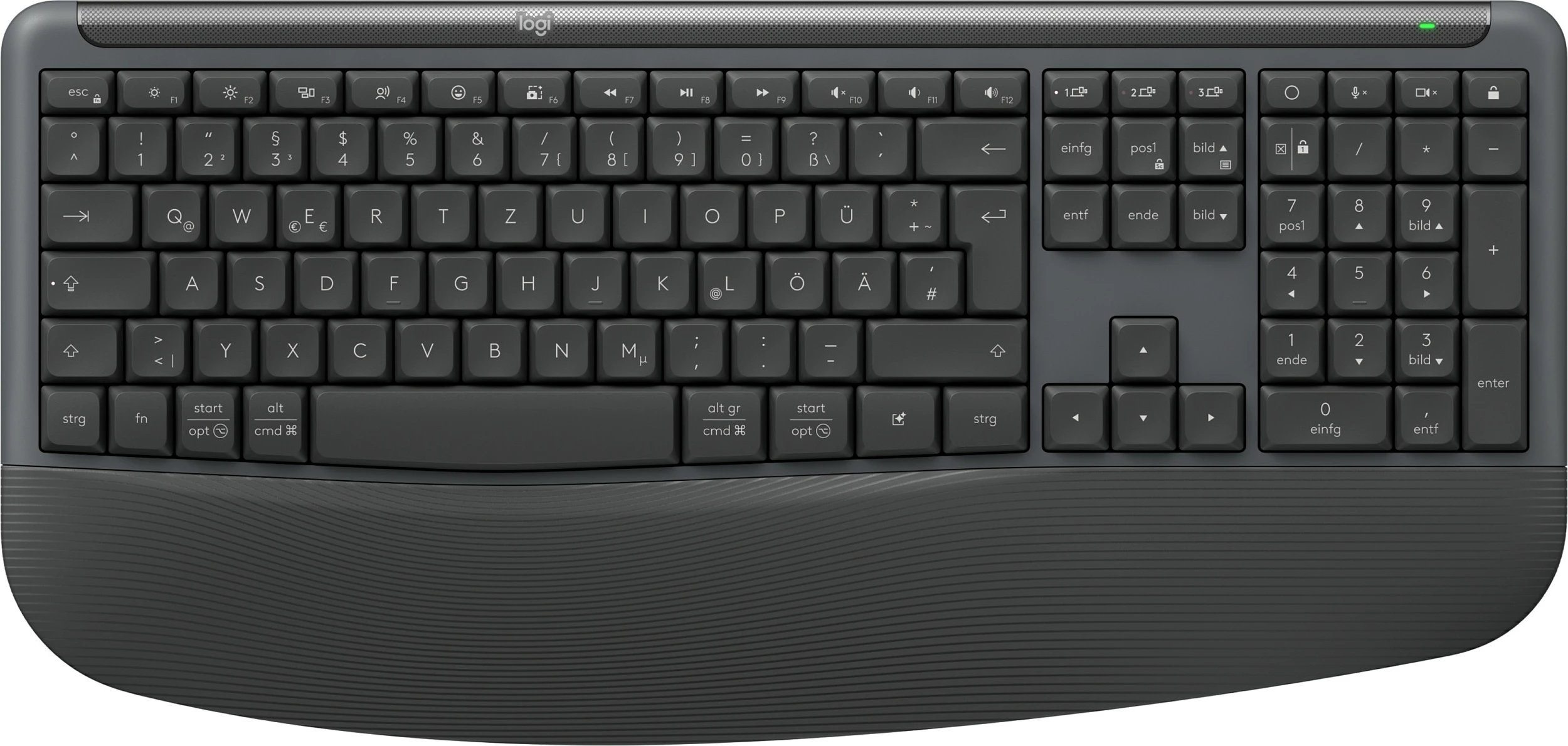 Set tastierë dhe Maus Logitech Signature Comfort Plus MK880, QWERTZ, grafit