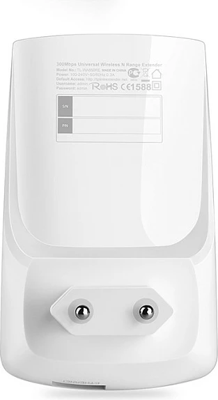 Repeater Wi‑Fi TP-Link TL-WA850RE, 300Mbps, 1x LAN, i bardhë