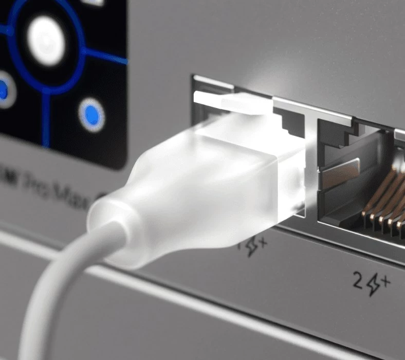 Kabëll rrjeti Ubiquiti UACC-Cable-Patch-EL-0.3M-W, Cat6, Translucent, Bardhë