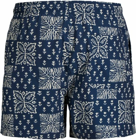 Shorce noti për meshkuj Jack&Jones JPSTMAUI SHELL AOP SWIM SHORTS REG 12291808, blu [Madhësia: M]