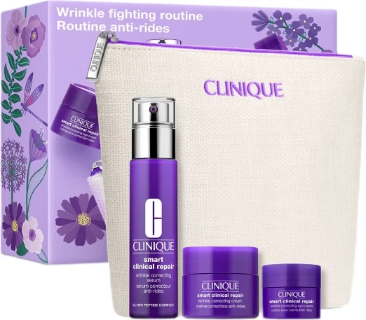 Set kundër rrudhave për femra Clinique Smart Clinical Repair Wrinkle Fighting Routine
