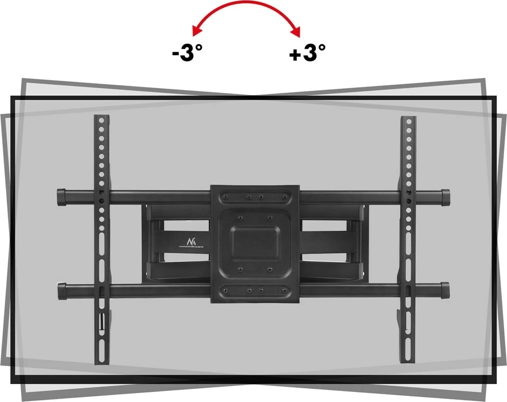 Mbajtëse TV Maclean MC-789, për 32-85", VESA 600x400, 60kg, e zezë