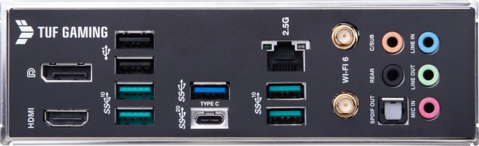 Pllakë amë ASUS TUF GAMING B660M-PLUS WIFI, DDR5, LGA1700, mATX, Wi‑Fi 6, 2.5GbE, USB 3.2 Gen 2x2, e zezë