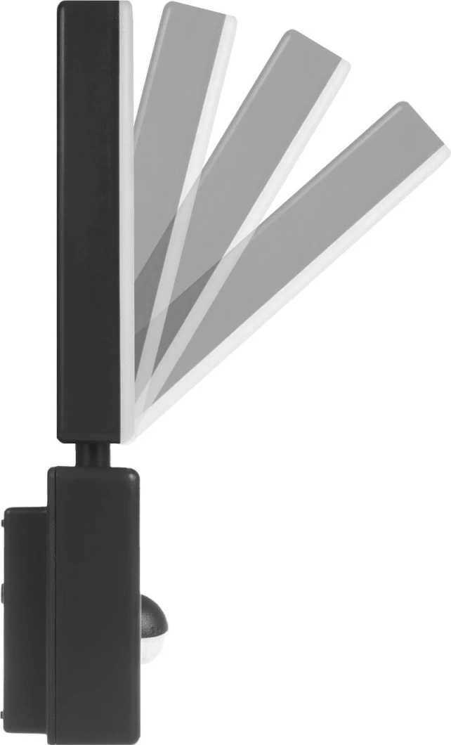 Lampë LED me sensor lëvizjeje, Maclean MCE516 B, 10W 800lm 4000K, IP65, e zezë