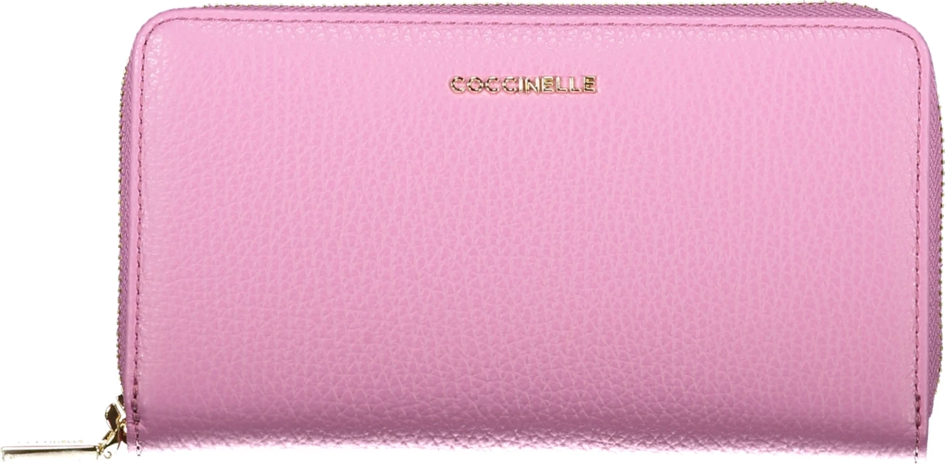 portofol femra COCCINELLE Metallic Soft, e purpurt