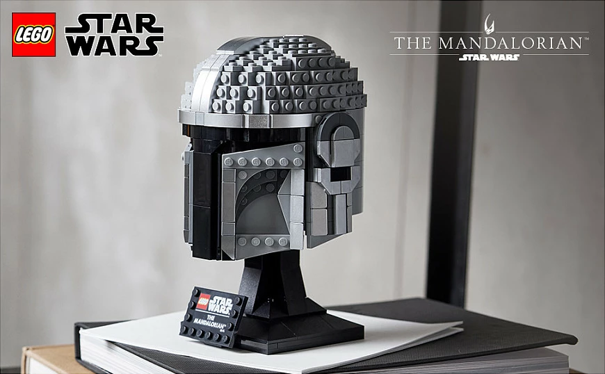 Set ndërtimi LEGO Star Wars The Mandalorian Helmet, 584 pjesë, shumëngjyrësh