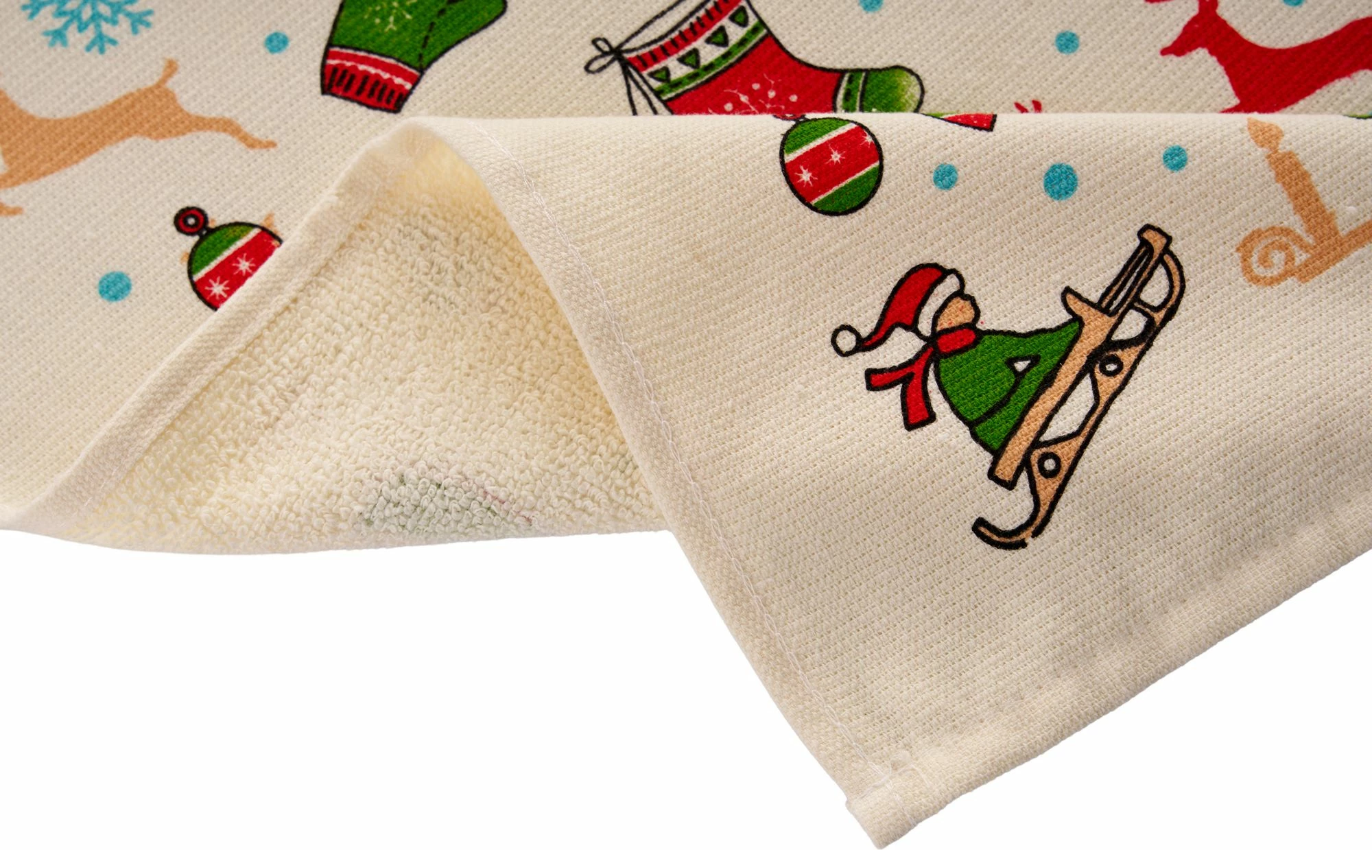 Set peshqirësh kuzhine (2 copë), dizajn Krishtlindjesh, Mijolnir