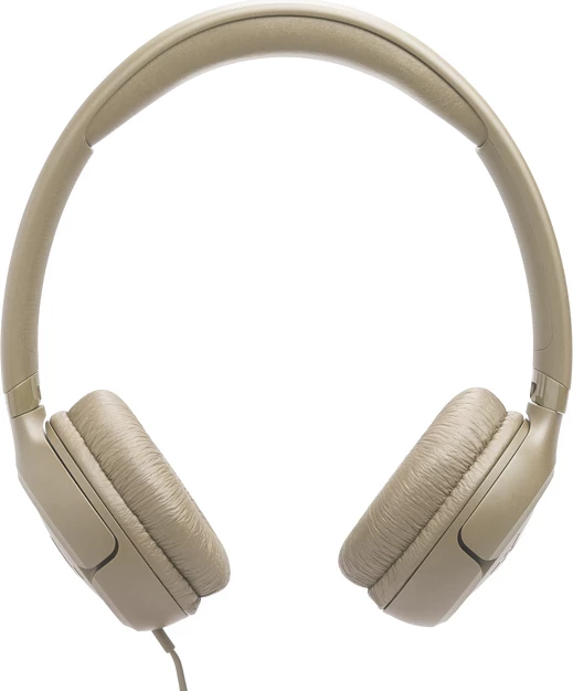 Kufje JBL Tune 530, me kabllo 3.5 mm, on-ear, mikrofon, bezhë