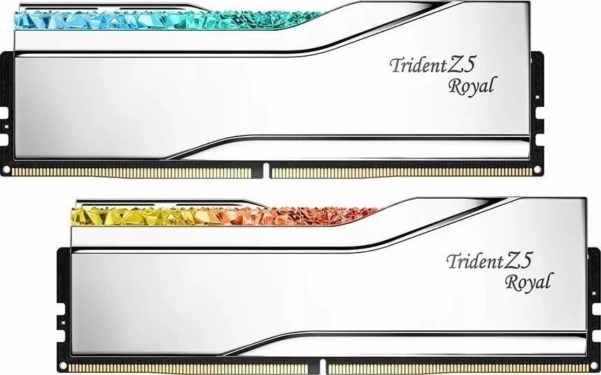 RAM Memorje G.Skill Trident Z5 Royal 32GB (2x16GB) DDR5 6000MHz CL28 UDIMM RGB, silver (set)