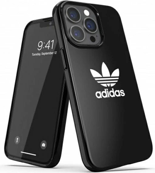 Mbështjellës Adidas OR SnapCase Trefoil për iPhone 13 Pro Max, 6.7", i zi