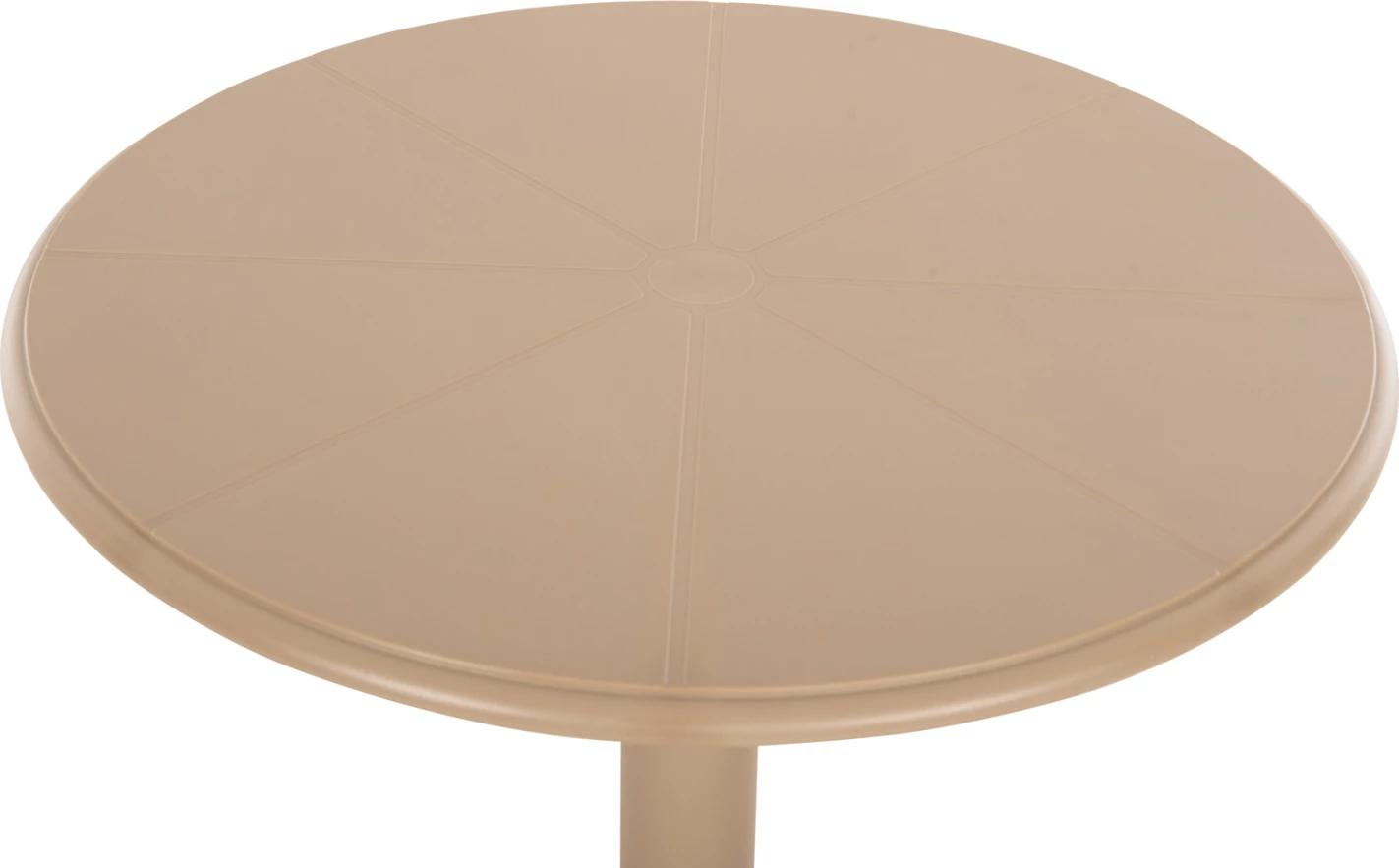 Tavolinë rrethore polipropileni TERRIN FH6124.14 kapuçino Φ61x77Hcm