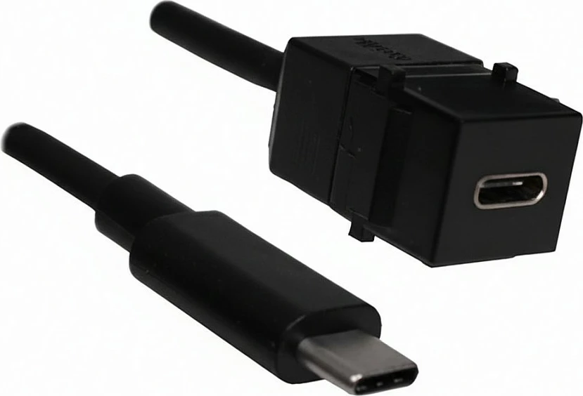 Adapter Keystone USB-C Bachmann USB 3.1, PD 60W, 0.5 m, i zi