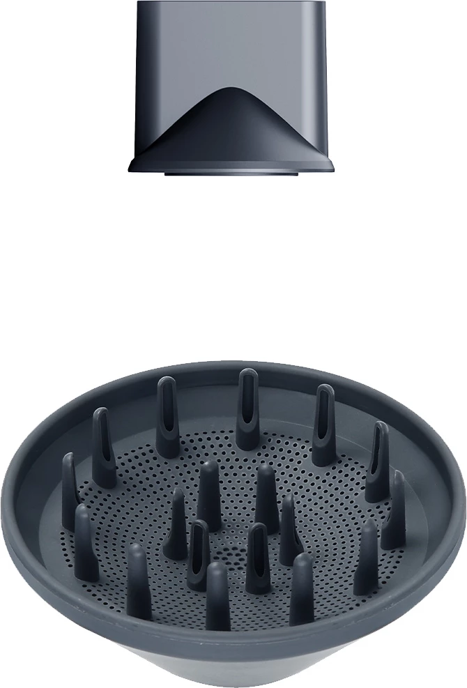 Tharëse flokësh Elit AURRA BLDC 1600 W, 110,000 rpm, ekran LED, jonizim, me difuzor + hundëz, Lunar blue
