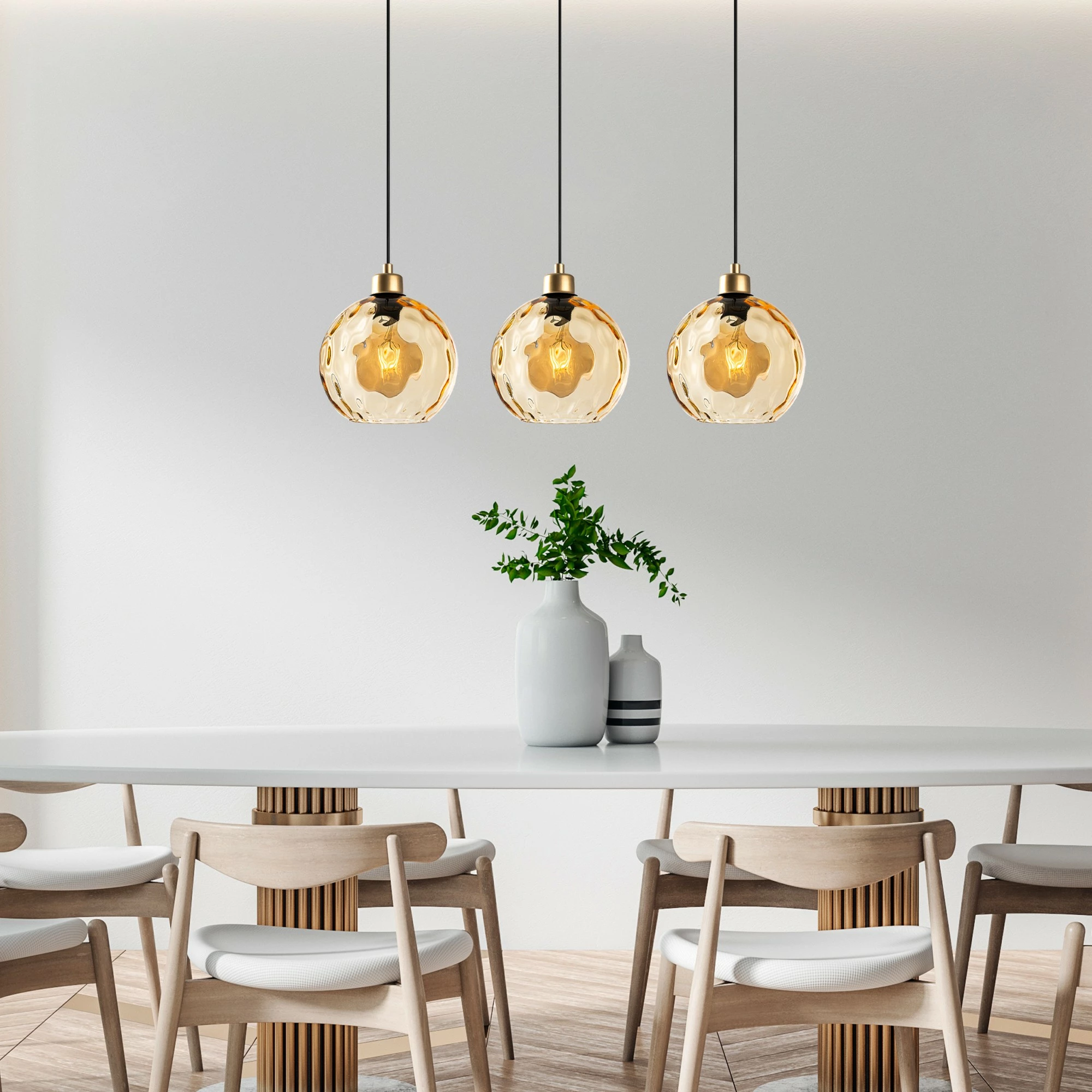 Llambadar Opviq, Benek, ngjyrë e verdhë, 70x20x120cm