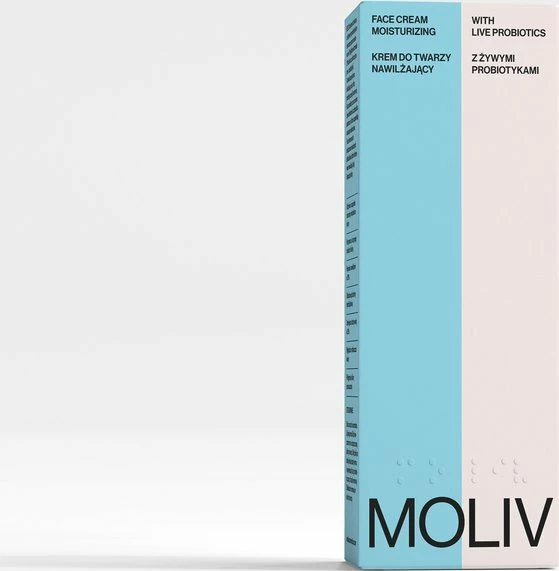 Krem fytyre MOLIV Face Moisturizing Cream me probiotikë të gjallë 30 ml, vegan